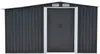 Vente-unique - LERY Gartenhaus Metall Grau - B 302 cm x H 154 cm x L 313 cm Bild 2