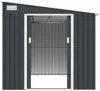Vente-unique - DAUSTIN Gartenhaus Metall Grau - B 245 cm x H 193 cm x L 203 cm Bild 3