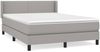 vidaXL Boxspringbett mit Matratze Hellgrau 140x200 cm Stoff 3129633 Bild 3