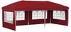 vidaXL Pop-up Partyzelt 575 x 289 x 245 cm Bordeauxrot 42019796 Bild 2