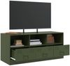 vidaXL TV-Schrank Olivgrün 99x39x44 cm Stahl 841737 Bild 5