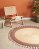 Teppich MARTS Braun ø 140 cm Jute Bild 3