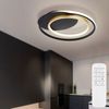 LED Deckenleuchte, gold, dimmbar, CCT-Schaltung, L 48,5 cm Bild 3