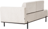 Chaiselongue SAVASSE Kunstleinen Hellbeige Bild 5