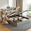 Gdood Polsterbett Stauraumbett Doppelbett LED (Type-C + USB, Hydraulisch hebbarer Stauraum), Mit Bettkasten, LED-Beleuchtung, USB-Anschluss, 160x200 cm Bild 3