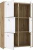 FORTE Best Chest Kommode, Holzwerkstoff, Braun/Weiß, 77,1 x 112,5 x 29,6 cm Bild 5