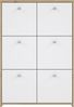 FORTE Best Chest Kommode, Holzwerkstoff, Braun/Weiß, 77,1 x 112,5 x 29,6 cm Bild 2