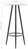 vidaXL Bartisch Weiß 60×107,5 cm MDF 281544 Bild 4