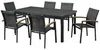 Vente-unique - NAURU Garden dining set Metall Grau - B 100 cm61 cm x H 76 cm89 cm x L 240 cm180 cm55 cm Bild 2