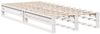 vidaXL Massivholzbett mit Regal ohne Matratze Weiß 90x190 cm Kiefer 3323978 Bild 5
