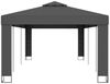 Gartenpavillon, Pavillon mit Doppeldach 3 x 6 m Anthrazit Bild 3