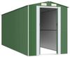 vidaXL Geräteschuppen Grün 192x523x223 cm Verzinkter Stahl 3147431 Bild 3