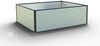 GFP HALFSIZE Aluminium Hochbeet - Platzsparendes & Stabiles Gartenbeet in Aluminium eloxiert - 119 x 99 x 39 cm - Ideales halbhohes Modell für Familien-Gartenspaß Bild 2
