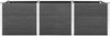 vidaXL Hochbeet Grau 300x50x91 cm WPC 318100 Bild 4