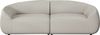 LeGer Home by Lena Gercke Big-Sofa YANI, Designersofa, organische Form, Maße B/T/H: 240/64/81 cm, mit Wellenunterfederung, auch in Bouclé, passend zur Serie Bild 2