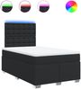 vidaXL Boxspringbett mit Matratze Schwarz 120x190 cm Kunstleder 3293012 Bild 2