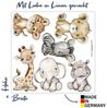 WANDKIND Wandtattoo Tiere Afrika V351, Selbstklebend Bild 2