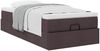 vidaXL Ottoman-Bett mit Matratze Dunkelbraun 90x190 cm Stoff 3311074 Bild 5