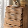 Kommode Amber Eiche Wotan 80 x 127.6 cm mit 5 Schubladen Vicco Bild 4