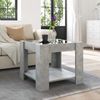 LED-Couchtisch, Sofatisch Betongrau 53x53x45 cm Holzwerkstoff Bild 4