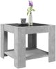 LED-Couchtisch, Sofatisch Betongrau 53x53x45 cm Holzwerkstoff Bild 5