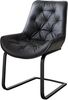 Freischwinger Taimi-Flex Echt-Leder Schwarz Freischwinger flach Schwarz Bild 4