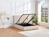 Vente-unique - HOPEYA Bett Stoff Beige - B 214 cm x H 111 cm x L 171 cm Bild 2