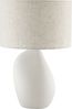 OTTO home Tischleuchte Nyllor, ohne Leuchtmittel, Keramikfuß organische Form mit Textilschirm, 38 cm Höhe, 25 cm Ø Bild 2