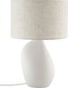 OTTO home Tischleuchte Nyllor, ohne Leuchtmittel, Keramikfuß organische Form mit Textilschirm, 38 cm Höhe, 25 cm Ø Bild 4