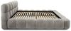 Polsterbett Bett AURELIA 140x200cm Komplettset in Stoff Aprodite Grau Bild 4