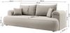 Selsey 'Ovo' 3-Sitzer Schlafsofa mit Bettkasten, Chenille-Bezug, creme, 250 cm ca. 92 x 250 x 110 cm Bild 5