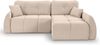 Ecksofa (B/H/T: 255x107x155 cm) in Beige Bild 2