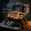 Relaxdays Tischgrill mit 2 Grillgittern Bild 2