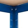 Steckregal Kellerregal Werkstattregal 200x100x60 Schwerlastregal blau 875kg Bild 5