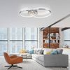 LED Deckenleuchte, 3-Stufen, Alu silber, beweglich, L 69 cm Bild 5