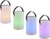 LED Tischleuchten 2er SET dimmbar mit Farbwechsler, Bluetooth Lautsprecher USB Bild 2