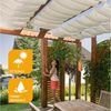 Windhager Sonnensegel für Seilspanntechnik zur Beschattung von Wintergarten und Terrasse, (1-tlg), Sonnenschutz erhältlich in 270 x 140 cm oder 420 x 140 cm, uni-weiß Bild 4