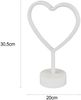 Reality LED Tischleuchte Heart 30 x 20 cm warmweiß rosa Bild 5