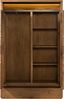 Kleiderschrank Wild-/Zerreiche 120x42x190 natur geölt MONTREUX LUX #130 Bild 2