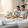 Relaxdays Klappbares Betttablett aus Bambus Bild 3