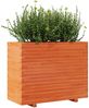 vidaXL Pflanzkübel Wachsbraun 90x40x72 cm Massivholz Kiefer 3282636 Bild 4