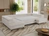 MKS Möbel 'Pablo U-Form' Wohnlandschaft mit Bettkasten, Beige, Cordstoff, T25 Topper Bild 5