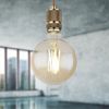 LED Lampe, E27 Fassung, Retrostil, 7 Watt, H 14cm Bild 3