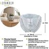 Levandeo® Blumentopf Blumentopf Gesicht Pflanztopf Beton Grau 12x16 cm Vintage Dekotopf Kopf Bild 3