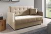 Zweiersessel YORK III mit Steppung, 2-Sitzer Schlafsofa, Jugendsofa mit Schlaffunktion, ausziehbare Couch, mit Bettkasten, inkl. Kissen, Kronos 35, 85 x 97 x 140 cm Bild 2