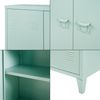 Metallschrank Oripää 110x75x33 cm Pastellgrün [en. casa] Bild 5