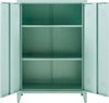 Metallschrank Oripää 110x75x33 cm Pastellgrün [en. casa] Bild 3