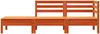 vidaXL Gartensofa 3-Sitzer Wachsbraun Massivholz Kiefer 838044 Bild 4