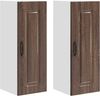 vidaXL Geschirrspülerfront Kalmar 2 pcs Braun Eichen-Optik 884669 Bild 2