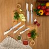 Karaca Besteck-Set Karaca Mastersharp Messerset Küchenmesser Kochmesser Brotmesser Weiß, 1 Personen Bild 3